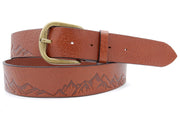 Lilo Leather Belts - Tan Mountain