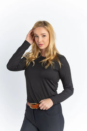 Hannah Childs Lifestyle Harper Perforated Long Sleeve Shirt