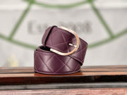 The Tailored Sportsman Quilted Leather Belt - NEW COLORS