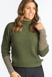 Hannah Childs Jackie Color Block Sweater