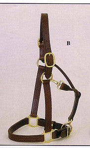 Horse Fare Products Triple Stitched leather halter
