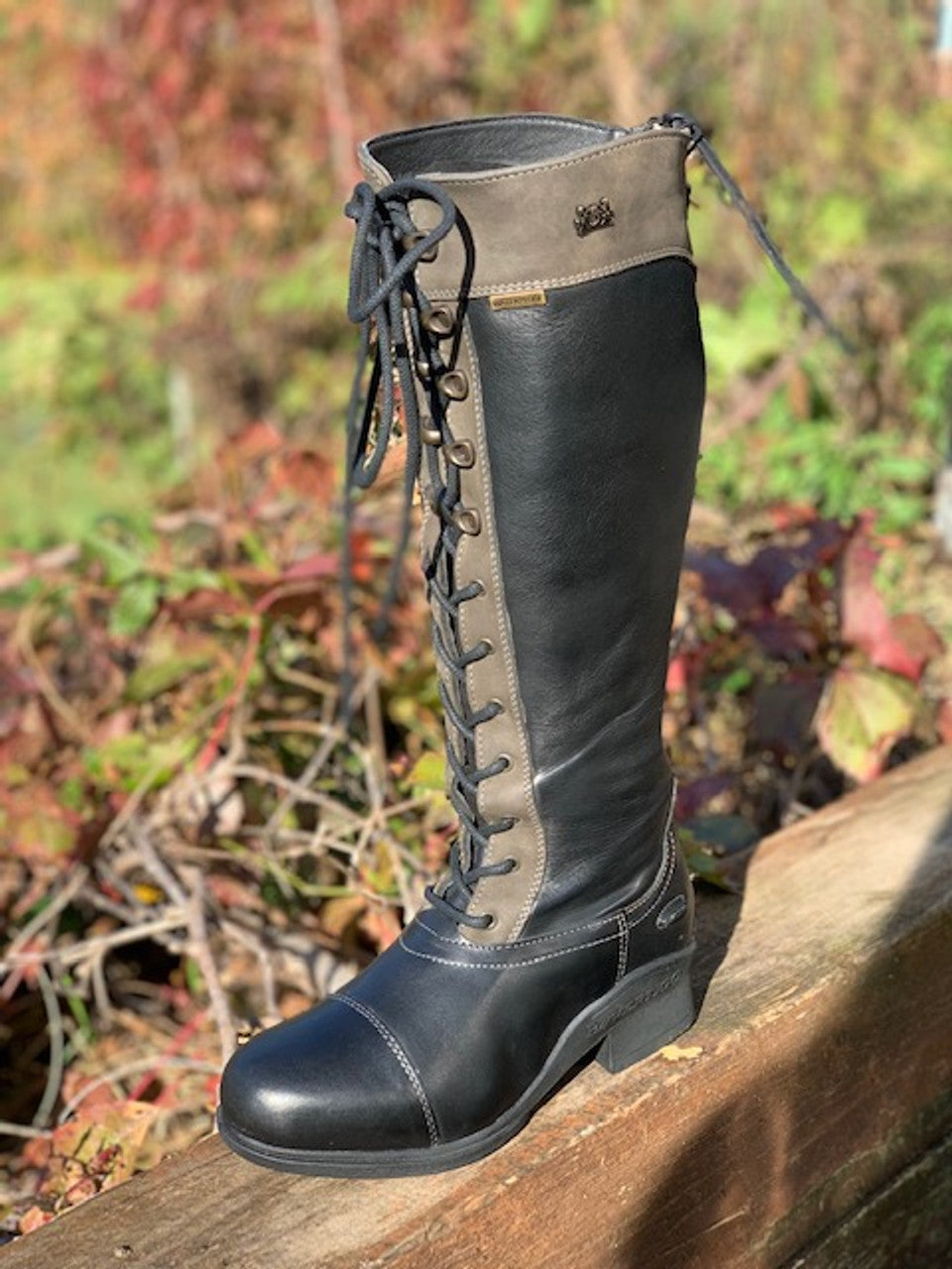 Tall waterproof leather boots Clearance