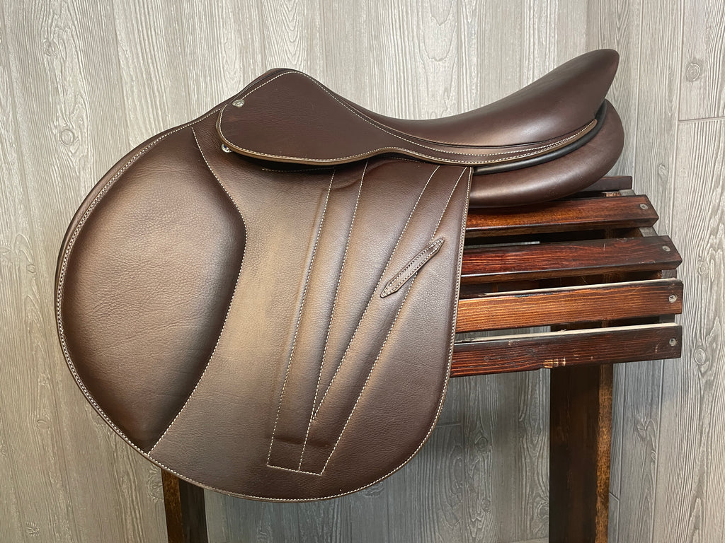 Butet Saddle, Premium M 17.5  2.25, cachou - NEW - out on trial